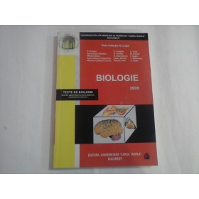 TESTE DE BIOLOGIE - CONF. UNIV. DR. G. LUPU, DR. R. CERGAN, DR. ANCA IONANA BADARAU, SEF DE LUCRARI DR. MIHAELA BANU, ETC